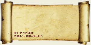 Emilija Perunac vizit kartica